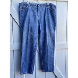 Vintage Levis 540 Relaxed Fit Jeans 48X31 Distressed Blue Jeans Brown Tab